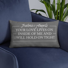 Load image into Gallery viewer, grey reversible accent pillow