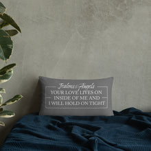 Load image into Gallery viewer, grey reversible accent pillow
