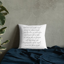 Load image into Gallery viewer, reversible lyrics pillow
