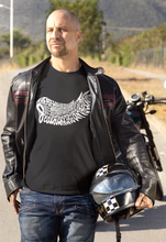 Load image into Gallery viewer, men's premium 'lyric wing' tee
