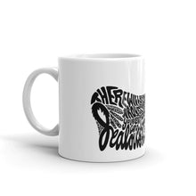 Load image into Gallery viewer, glossy 'lyric wing' mug