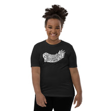 Load image into Gallery viewer, youth short sleeve 'lyric wing' t-shirt