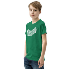 Load image into Gallery viewer, youth short sleeve 'lyric wing' t-shirt