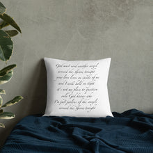 Load image into Gallery viewer, reversible lyrics pillow
